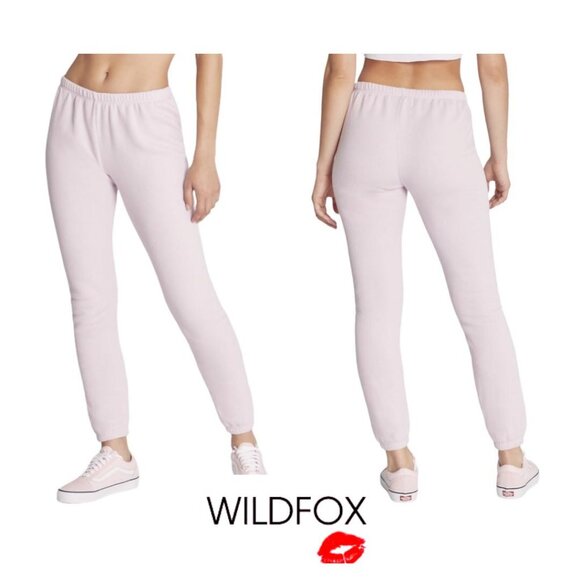 WILDFOX Knox Cotton Blend Pants Wispy NWT O-44